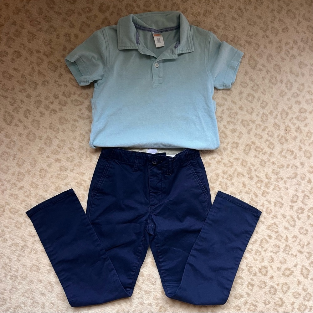 GAP Light Blue Polo Shirt for Kids